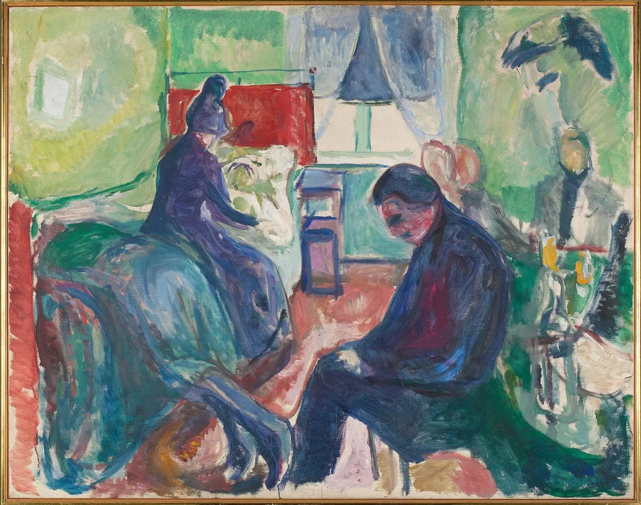 De Dood van de Boheemse - Edvard Munch