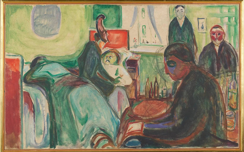 De Dood van de Boheemse - Edvard Munch