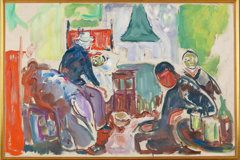 De Dood van de Boheemse - Edvard Munch