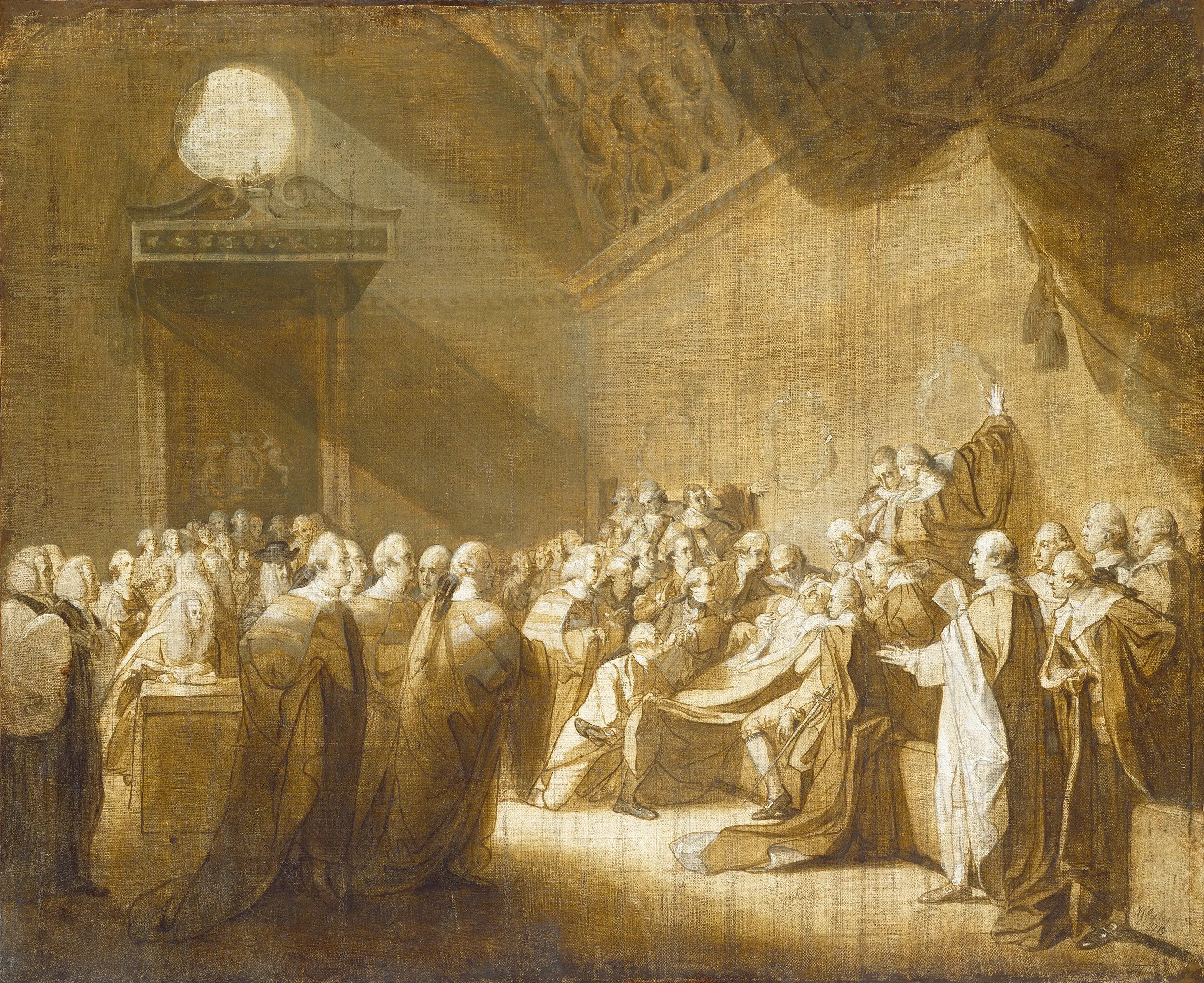 La mort du comte de Chatham - John Singleton Copley - Alpha Reproduction