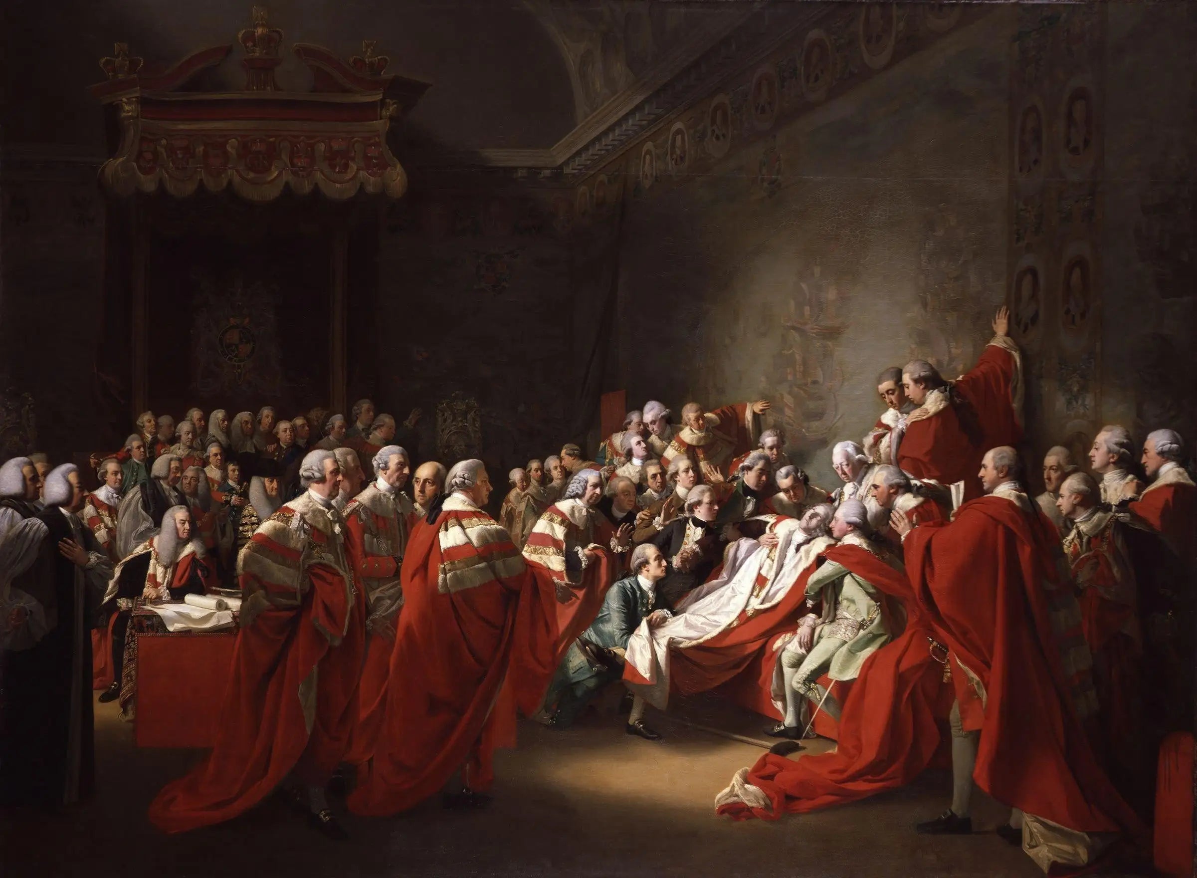 la Mort du comte de Chatham - John Singleton Copley image 1 reproduction de peinture à l’huile