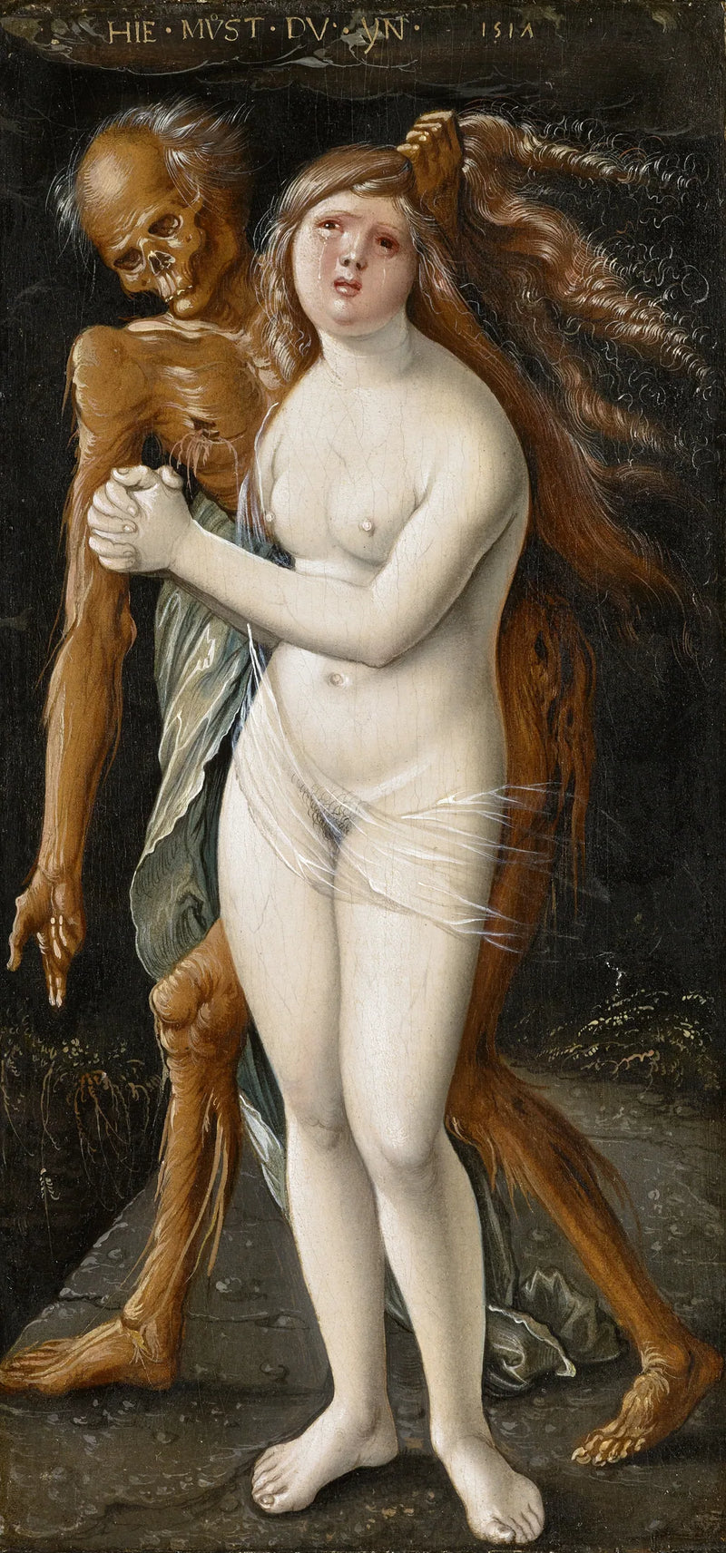 De dood en het jonge meisje (Baldung) - Hans Baldung Grien