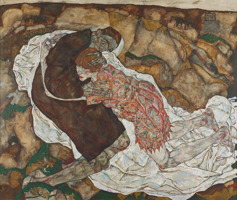 De Dood en het Jonge Meisje - Egon Schiele