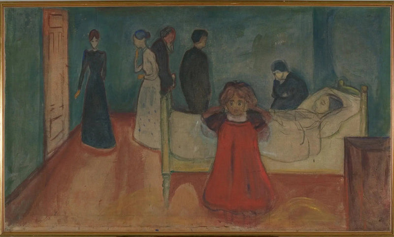 De Dood en het Kind - Edvard Munch