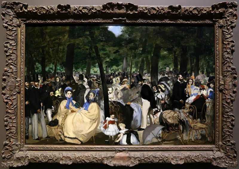 De Muziek in de Tuilerieën - Édouard Manet