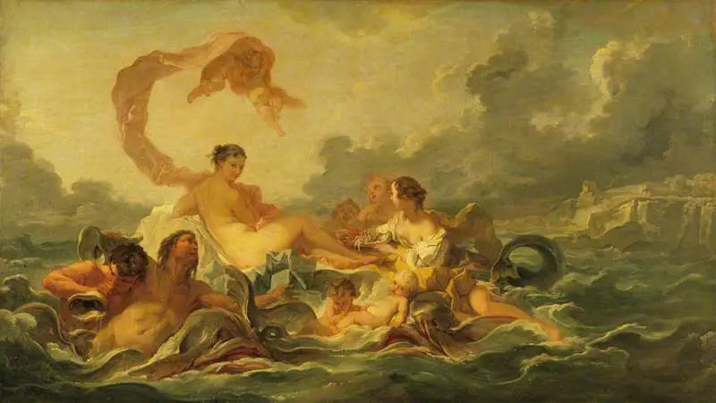 De geboorte van Venus - François Boucher