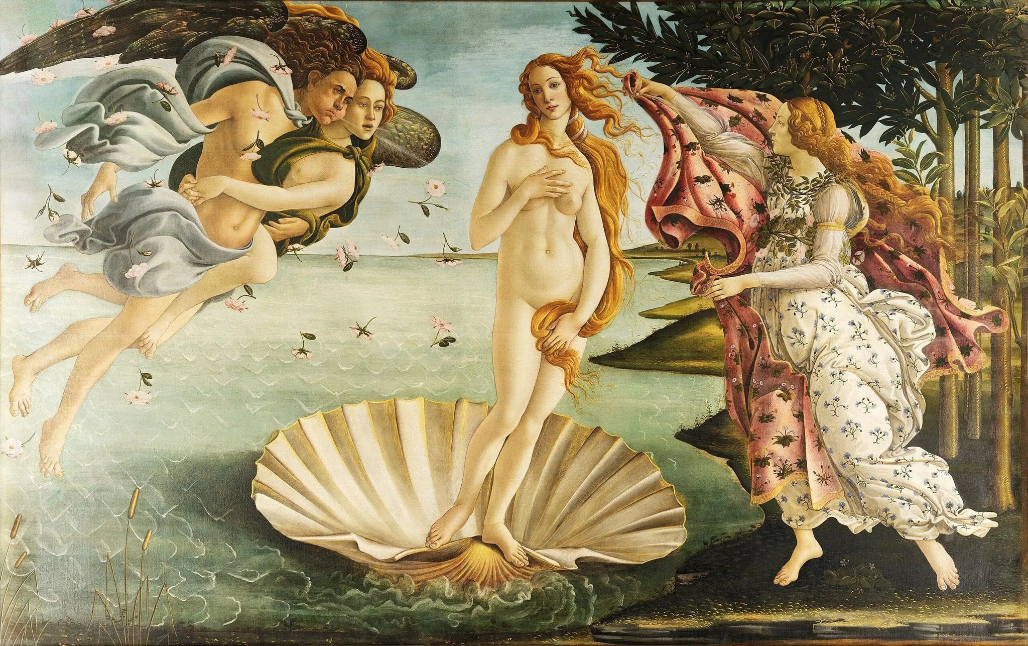 La Naissance de Vénus - Sandro Botticelli image 1 reproduction artisanale de tableau