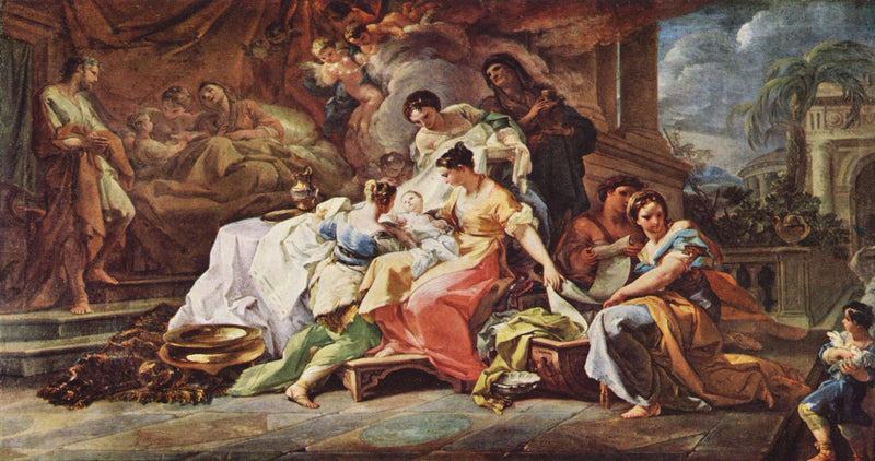 De Geboorte van de Maagd - Corrado Giaquinto