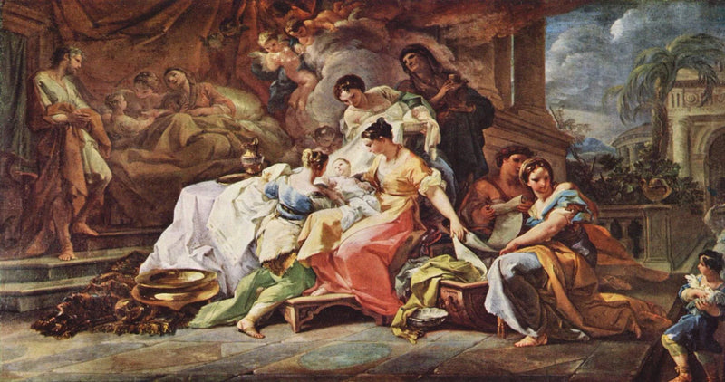 De Geboorte van de Maagd - Corrado Giaquinto