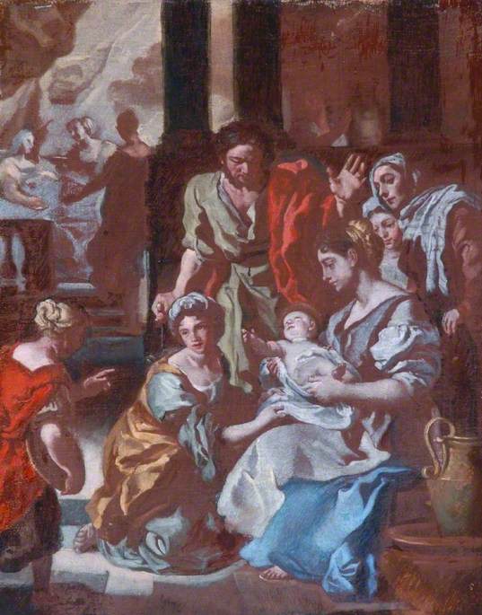 De Geboorte van de Maagd - Francesco Solimena