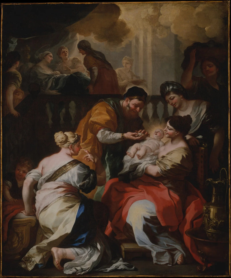 De Geboorte van de Maagd - Francesco Solimena