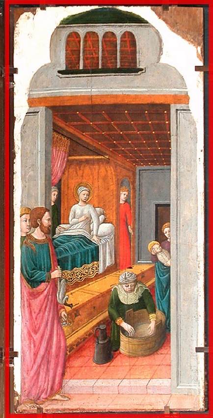 De Geboorte van de Maagd - Giovanni Francesco da Rimini