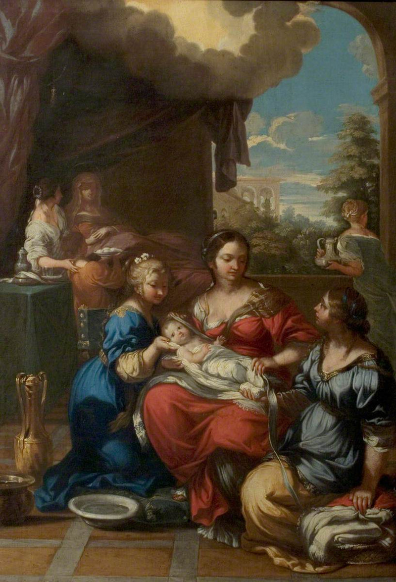 De Geboorte van de Maagd - Pietro da Cortona