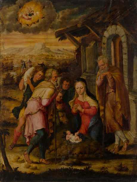 De geboorte van Christus - Joos van Cleve