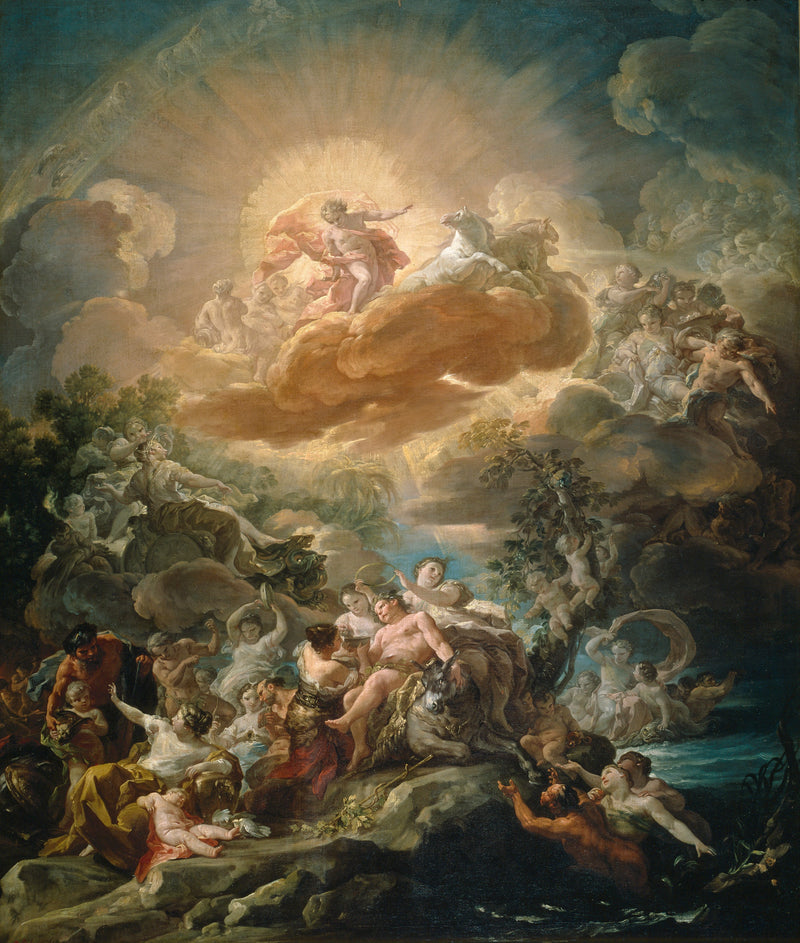 De Geboorte van de Zon en de Overwinning van Bacchus - Corrado Giaquinto