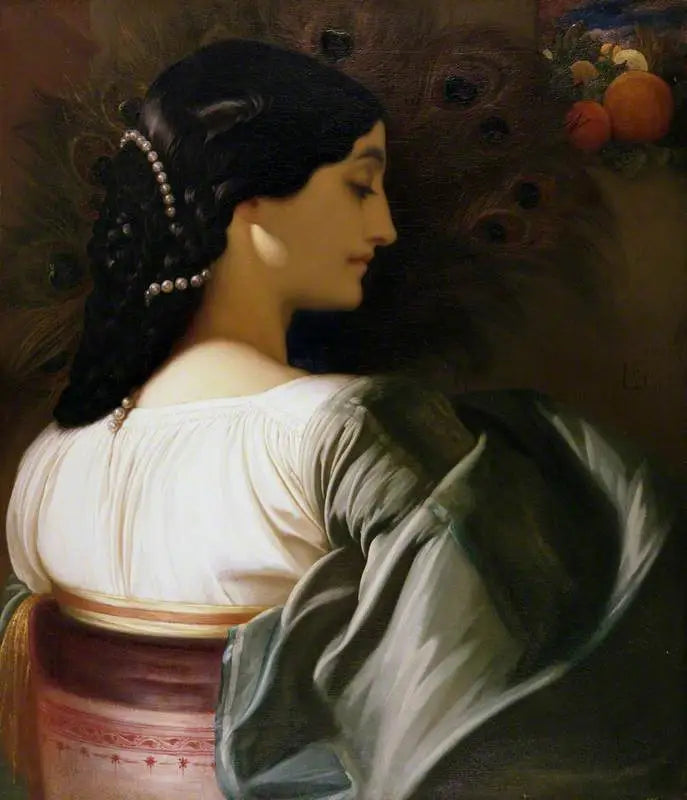 De slaap, Pavonia - Frederic Leighton

Source:
La nanna, Pavonia - Frederic Leighton
