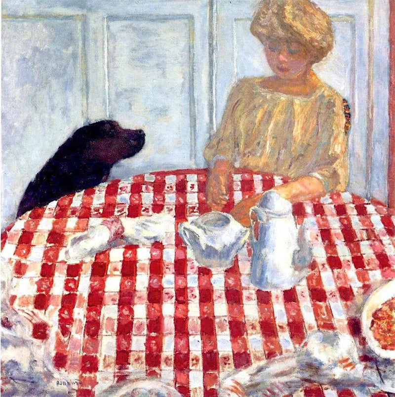 Het Geruite Tafelkleed - Pierre Bonnard