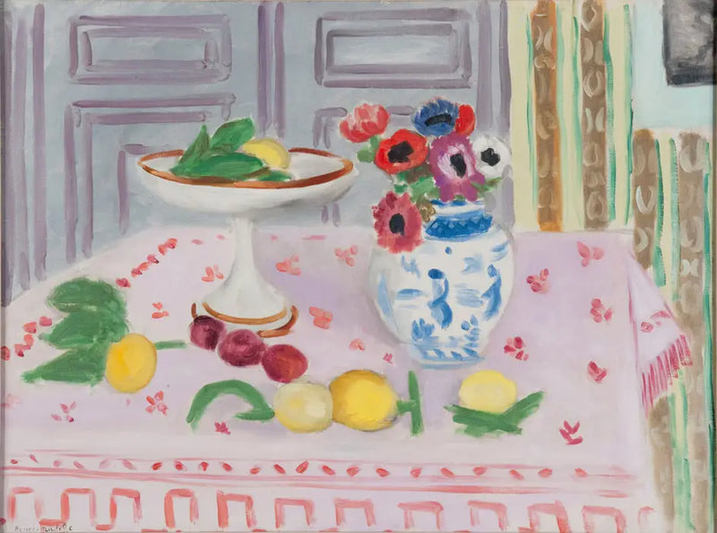 Het Roze Tafelkleed - Henri Matisse