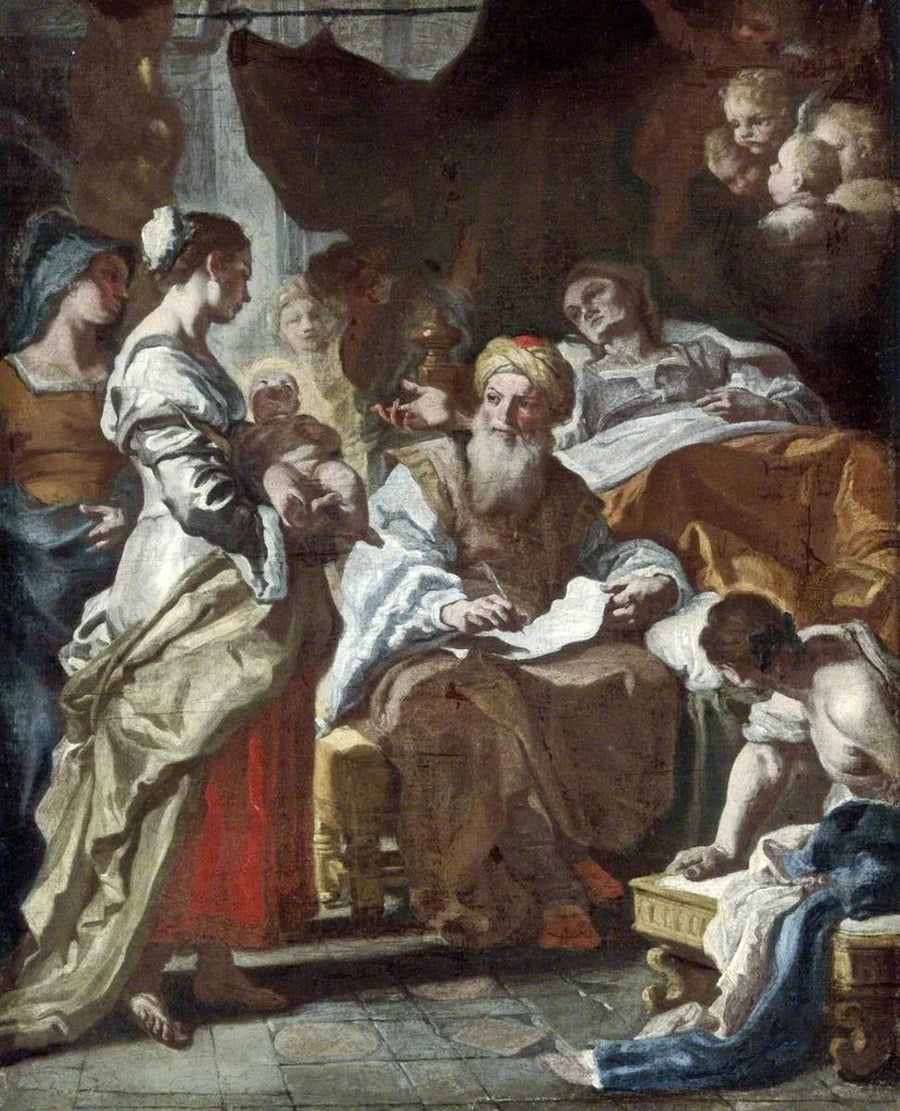De Geboorte van Johannes de Doper - Francesco Solimena
