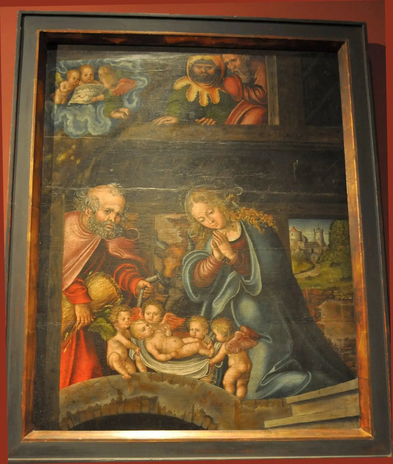 De Geboorte - Lucas Cranach de Oudere