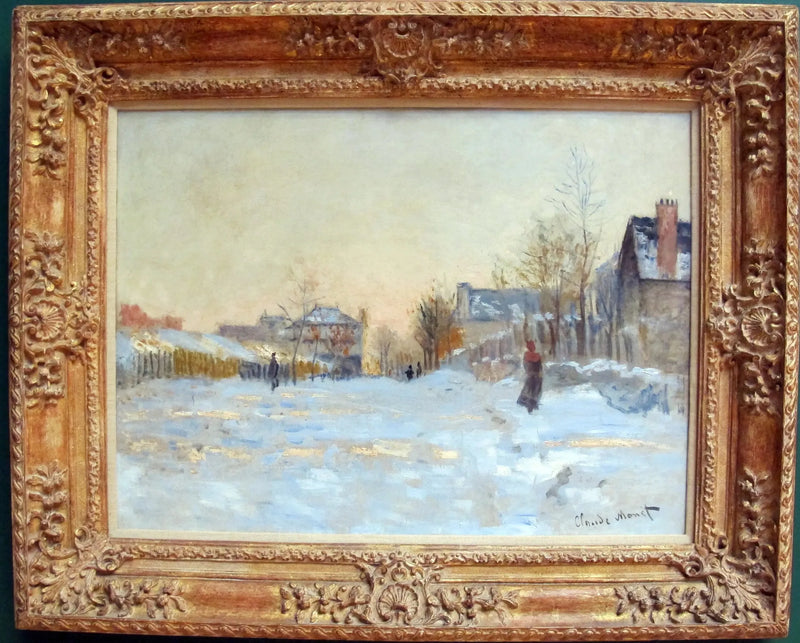 De sneeuw in Argenteuil - Claude Monet
