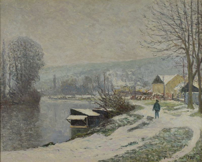 De sneeuw in Port-Marly - Maxime Maufra