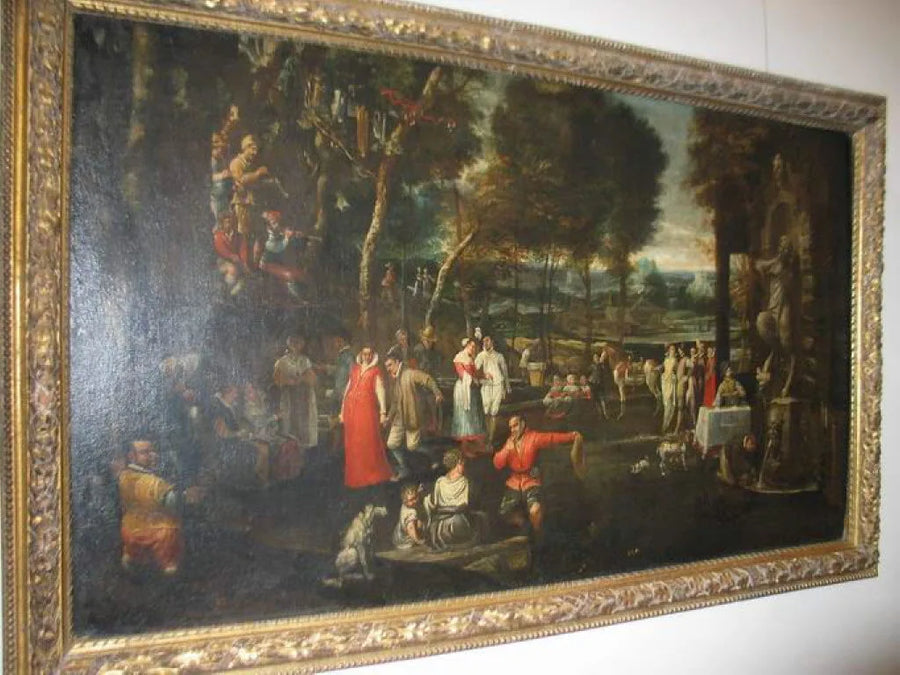 Het dorpsfeest - Annibale Carracci