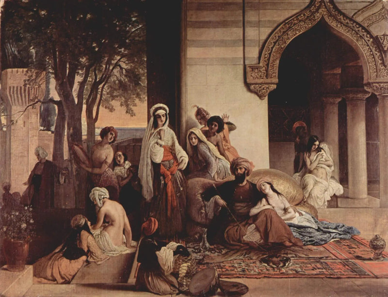 De Nieuwe Favoriet (harem scène) - Francesco Hayez

Source:
La Nouvelle Favorite (scène de harem) - Francesco Hayez