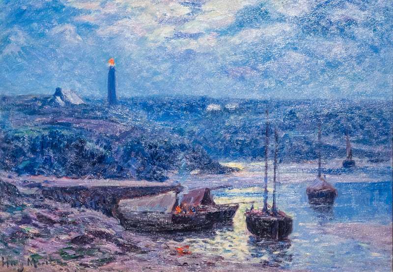 De nacht in Douelan - Henry Moret