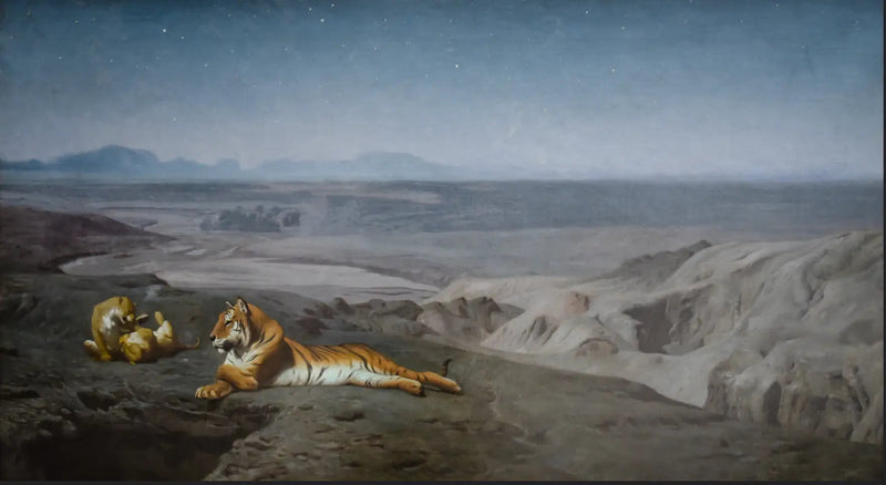 De Nacht in de Woestijn - Jean-Léon Gérôme