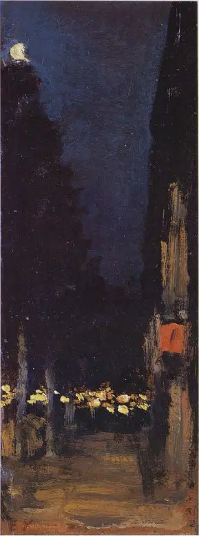 De nacht (van 14 juli?) - Édouard Vuillard