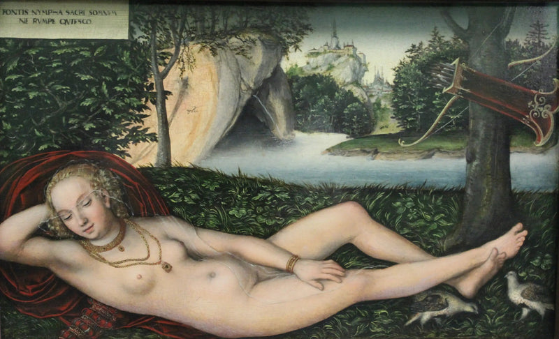 De Nimf bij de bron - Lucas Cranach de Oudere