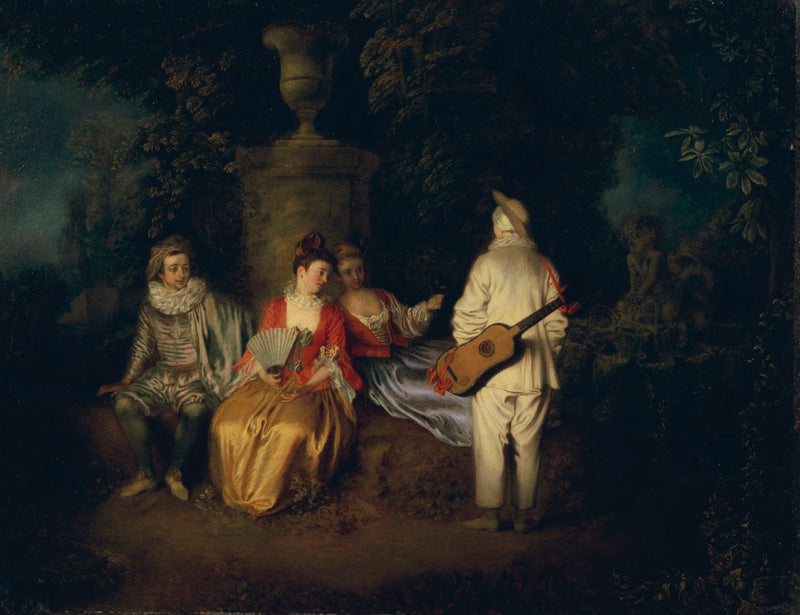 Het vierkante deel - Antoine Watteau