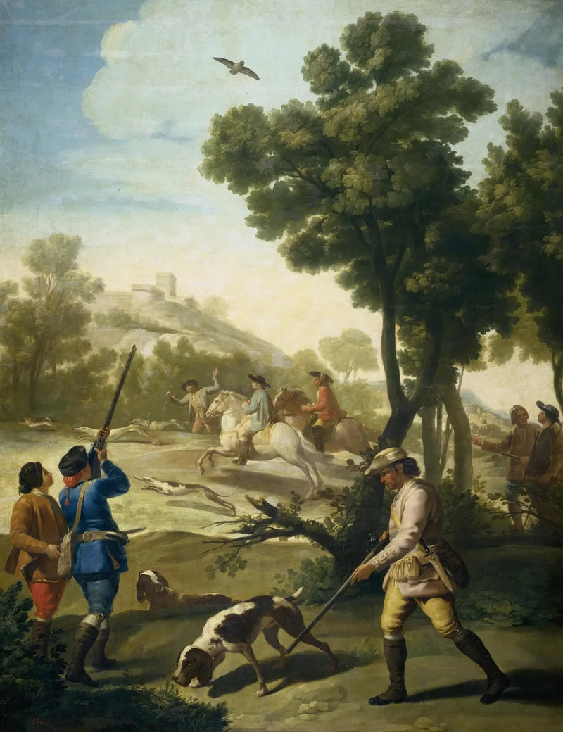 De Jachtpartij - Francisco de Goya
