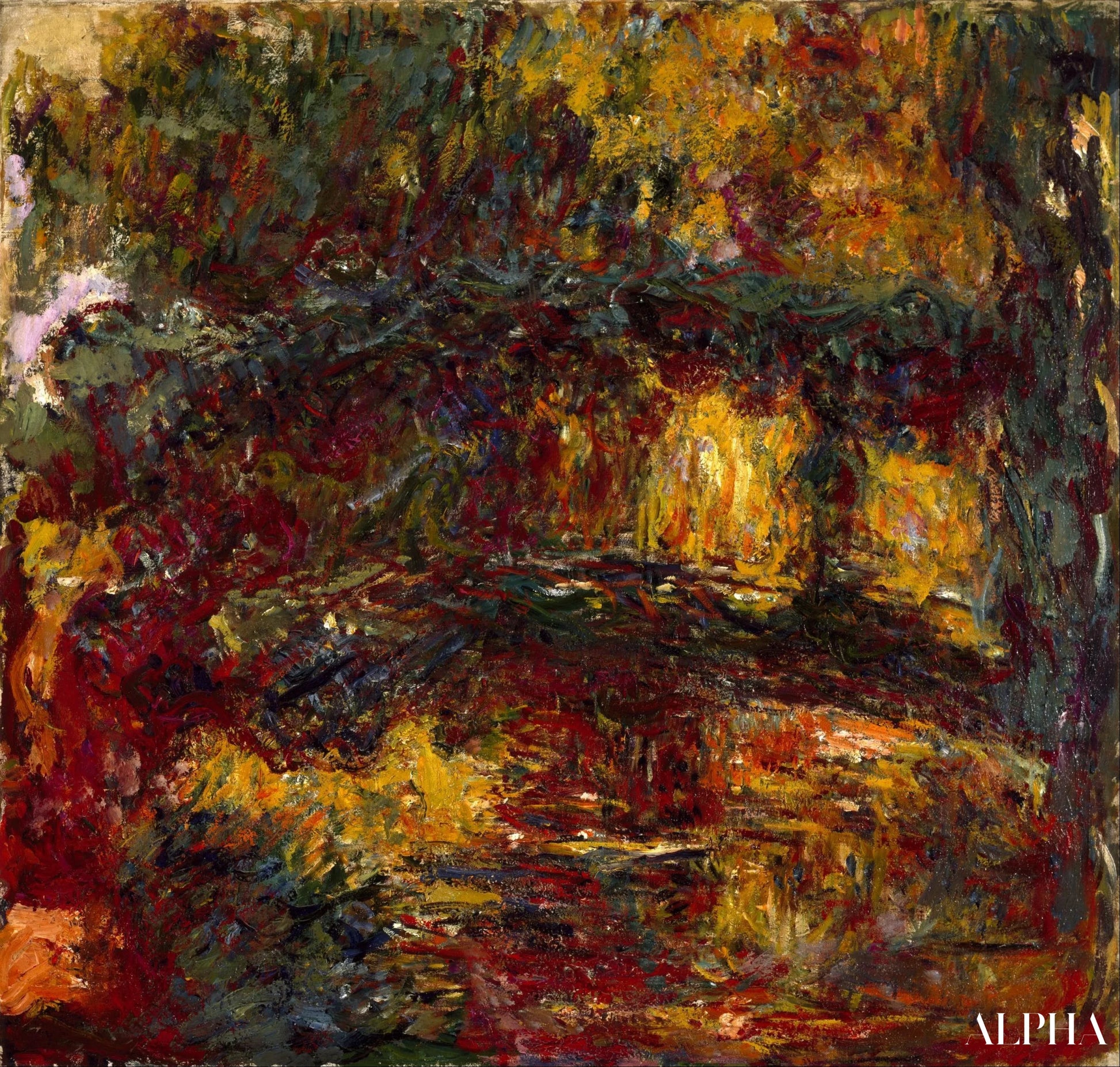 De Japanse brug, Giverny - Claude Monet - Reproducties van schilderijen en hoogwaardige schilderijen