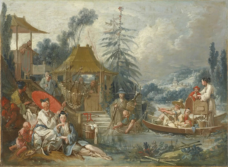 De Chinese Visvangst - François Boucher