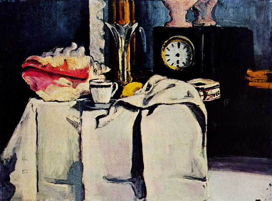 De zwarte klok - Paul Cézanne