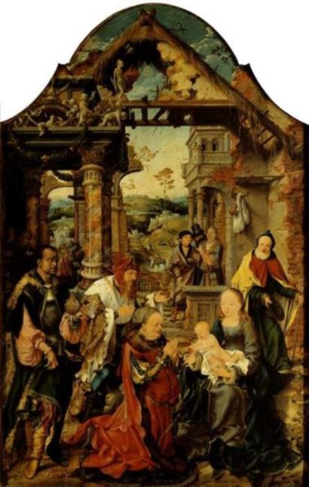 De Kleine Aanbidding der Wijzen - Joos van Cleve