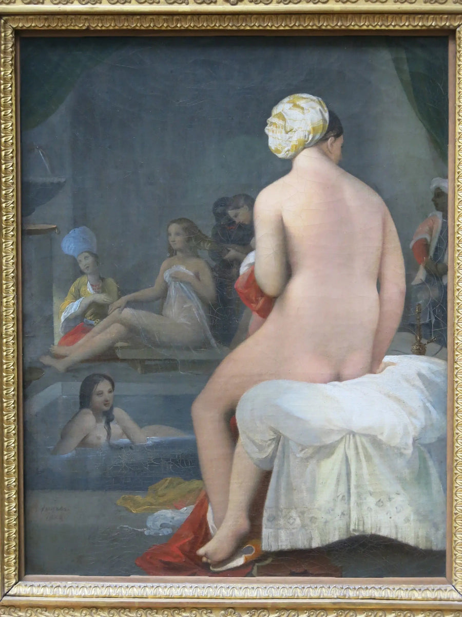 De Kleine Badster ; Interieur van het harem - Jean-Auguste-Dominique Ingres