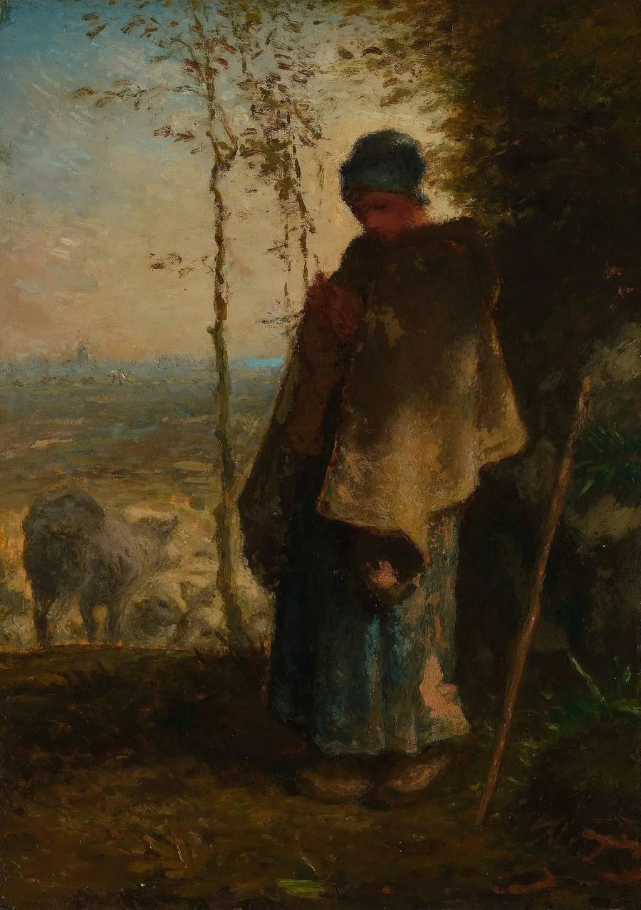 Het kleine herderinnetje - Jean-François Millet