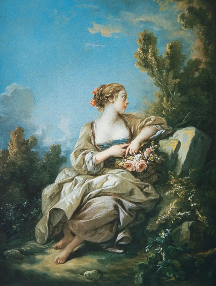 Het kleine tuinbeeldje - François Boucher