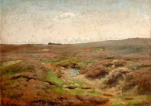 Het kleine paardje in de vlakte en kudde schapen - Rosa Bonheur