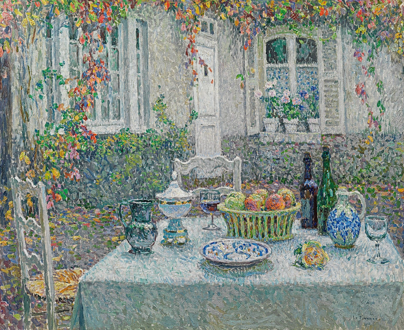 De kleine tafel - Henri Le Sidaner