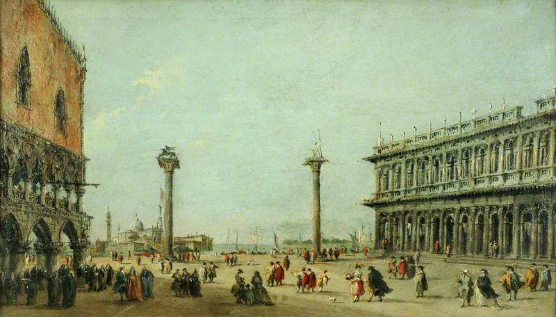 La Piazzetta, Venetië - Francesco Guardi