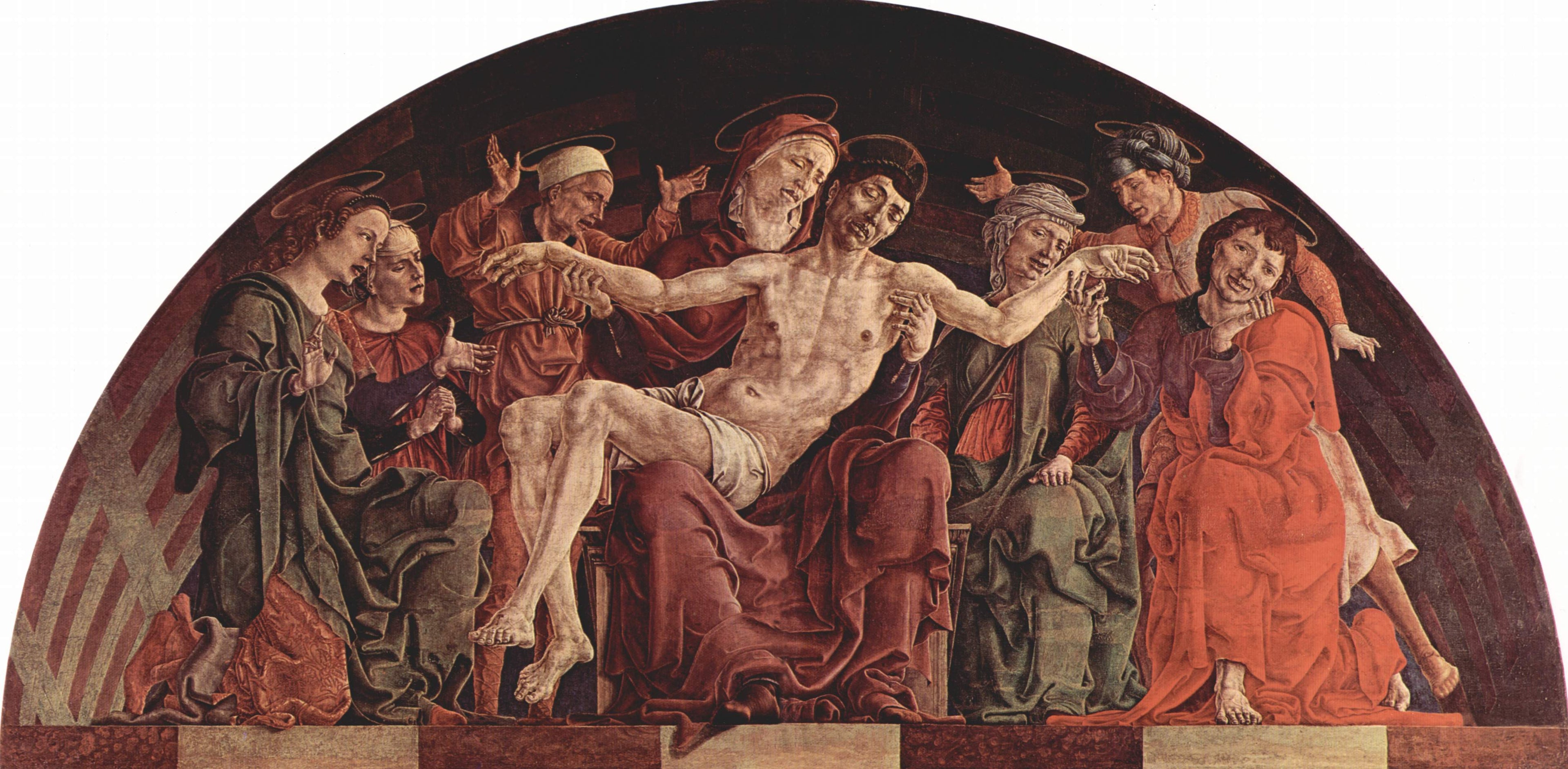 La Pietà - Cosmè Tura image 1 copie de tableau peinte à la main