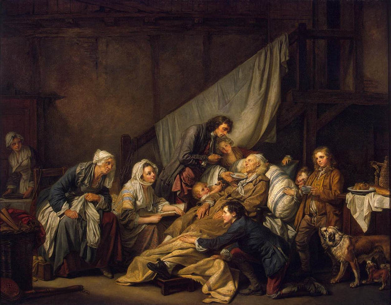 De filial plicht - Jean-Baptiste Greuze
