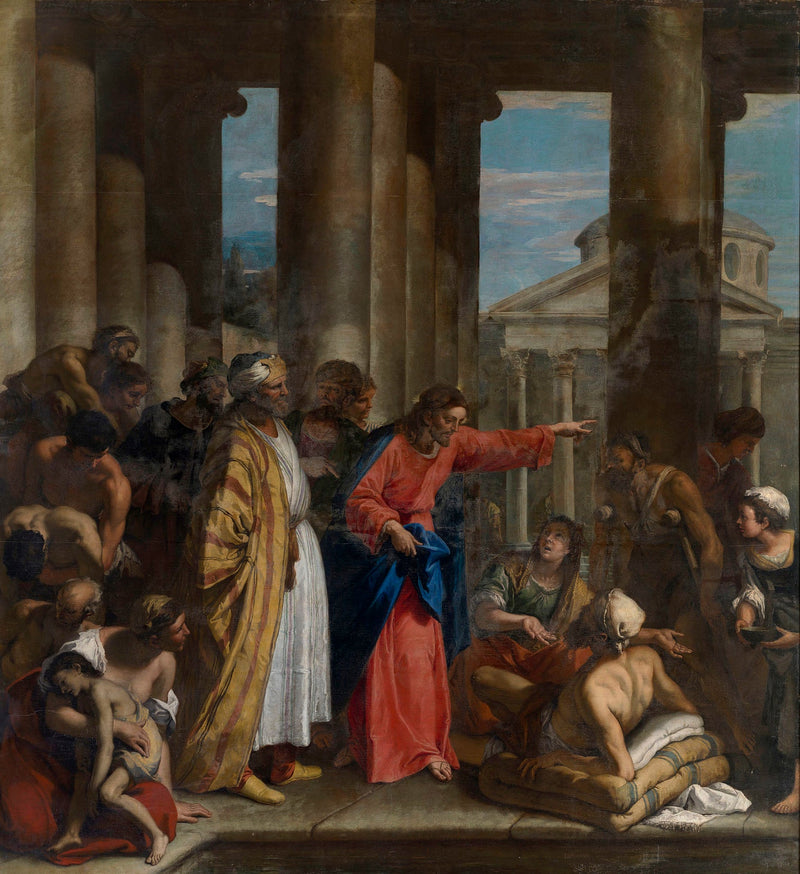 Het zwembad van Bethesda - Sebastiano Ricci