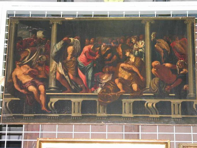 Het zwembad probatique - Jacopo Tintoretto