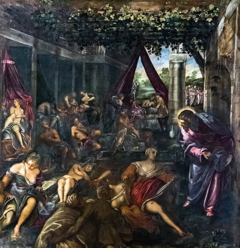 Het Probatische Zwembad - Jacopo Tintoretto