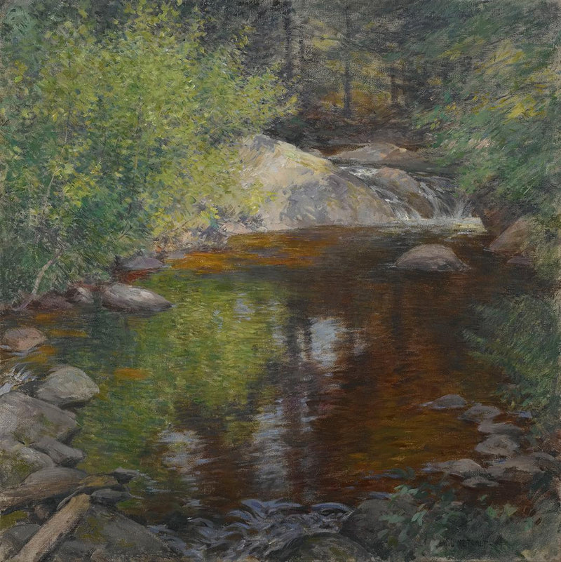 Het zwembad - Willard Metcalf